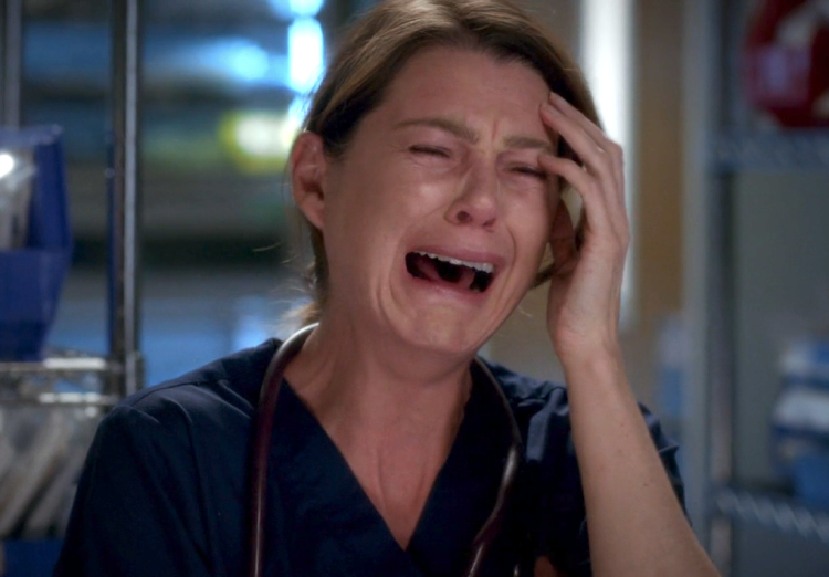 Nothing beats a good binge and cry with Meredith Grey of the show Greys Anatomy. 