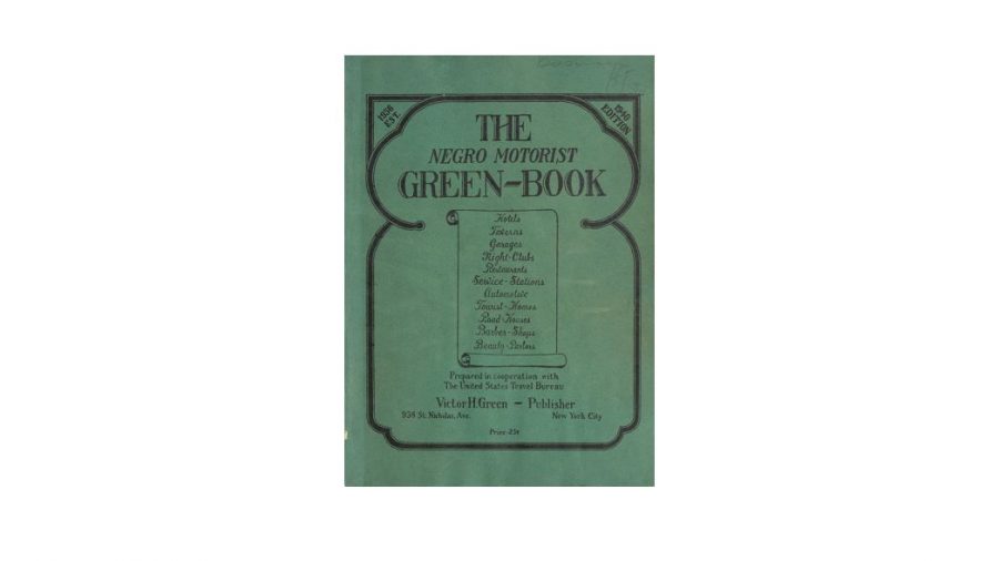 Cover of the book The Negro Motorist Green-Book (1940 edition). This guide book appeared yearly between 1936 and 1966. It was called Negro travellers Green-Book. The guide for travel and vacations as shown in the Hollywood movie Green Book (2018).