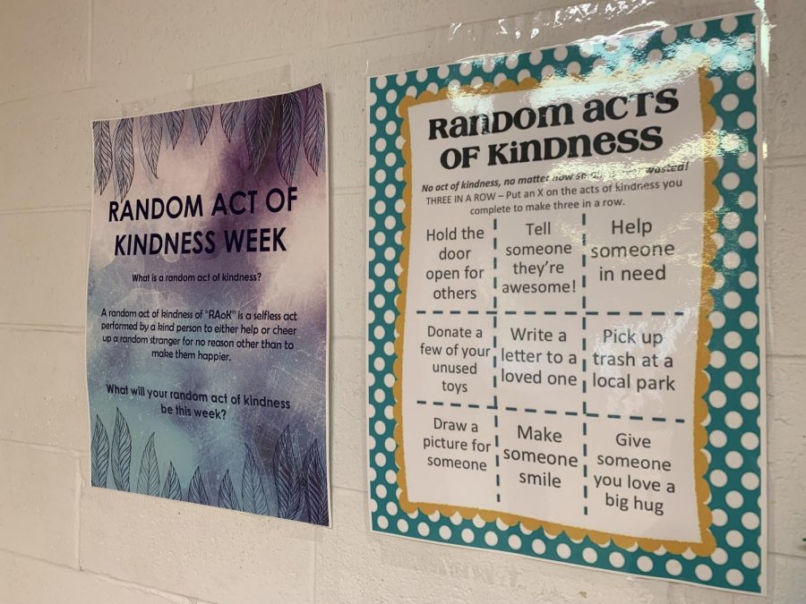 Posters spread throughout the hallways at LRHS. 