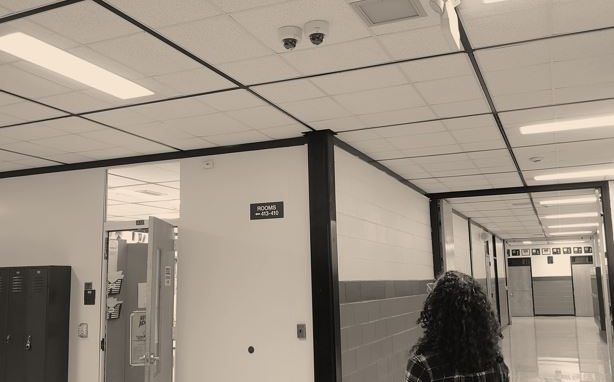 Security cameras across the United States run on unsecured servers. Thankfully the ones here, at Lakeland Regional High School, do not fall under that category. 