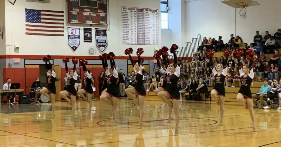 The Lakeland Dance Team gave a phenomenal pom performance at the Winter Pep Rally on January 24, 2020.  