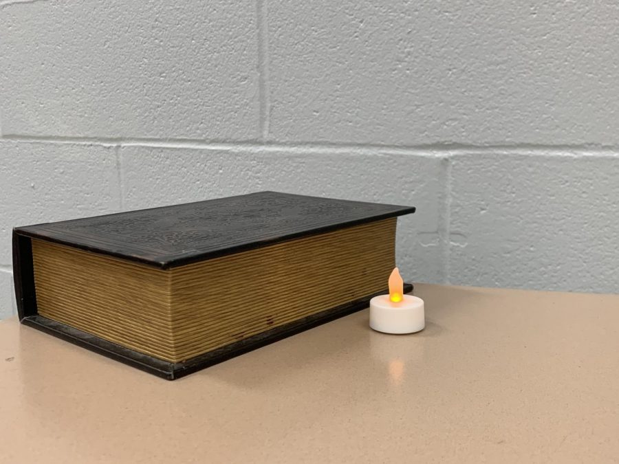 The ERASE Club helped LRHS remember on Holocaust Remembrance Day with a moment of silence and candles lit throughout the day. 