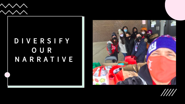 The HER Drive collected over 1,000 individual items for woman in need, especially during this pandemic. DON members are pictured here with Mr. Novak (in a famous Novak selfie.)