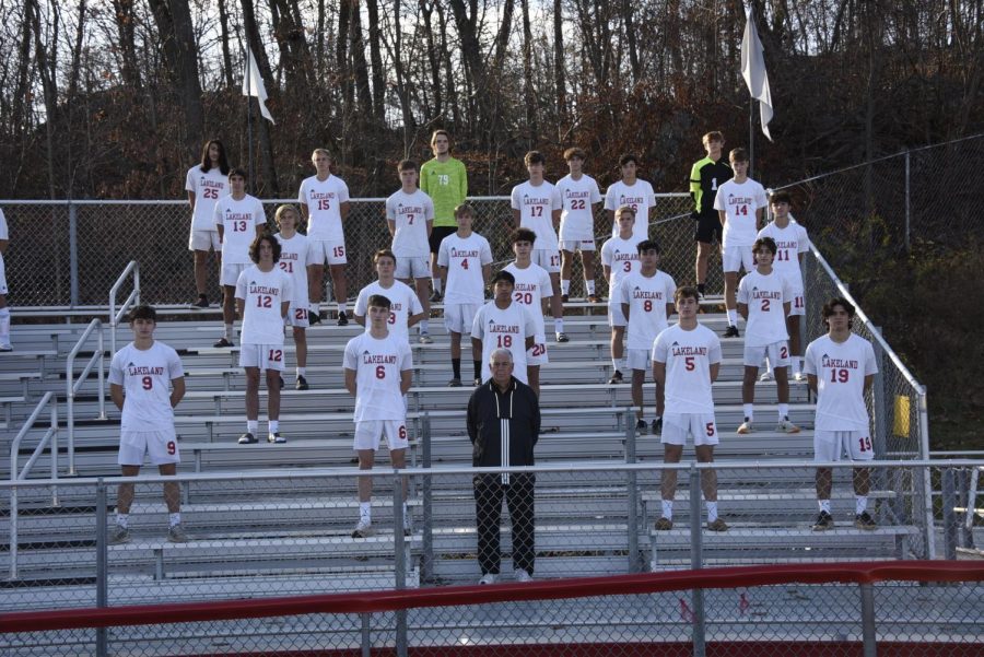 The boys team stands tall after a strong season.