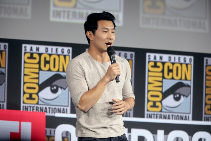Simu Liu, who will be playing Shang-Chi, speaking at Comic-Con