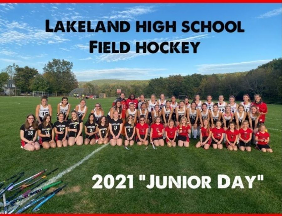 "Junior Day," a day where middle school field hockey players get to spend time with the LRHS team, has grown into a fun, successful event for all. 