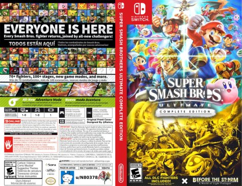 Super Smash Bros. Ultimate is a great game, which is evident by its fan and fanart, like this cover created by RainsyArt. 