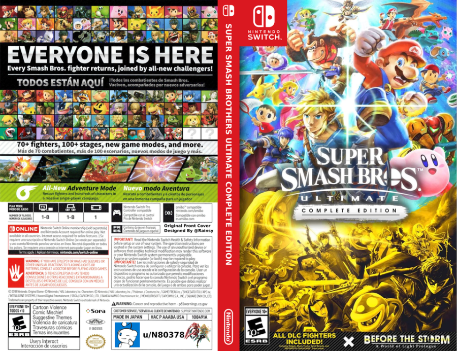 Super+Smash+Bros.+Ultimate+is+a+great+game%2C+which+is+evident+by+its+fan+and+fanart%2C+like+this+cover+created+by+RainsyArt.+