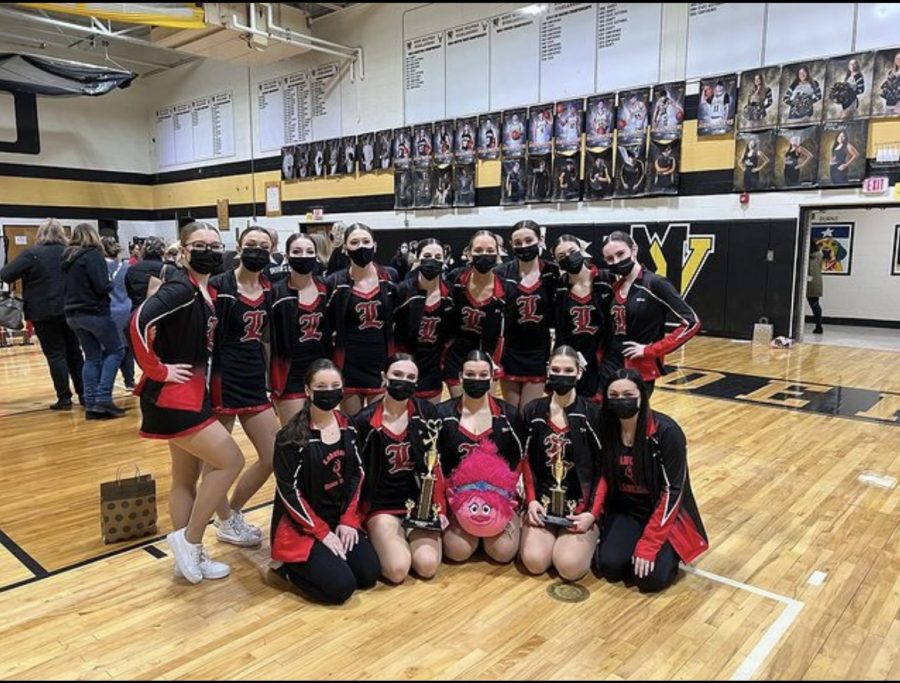 The team took home first in jazz, and second in pom at West Milford.