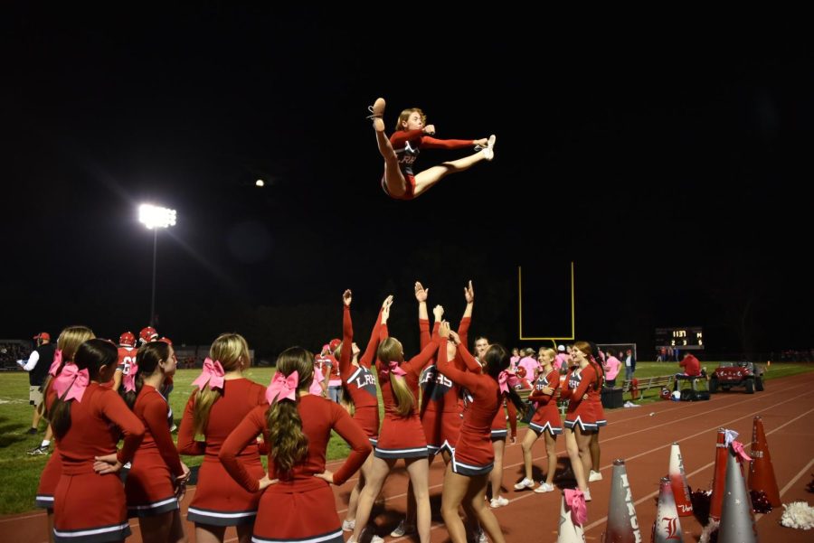 Lady Lancers were always flying high under the Friday night lights.