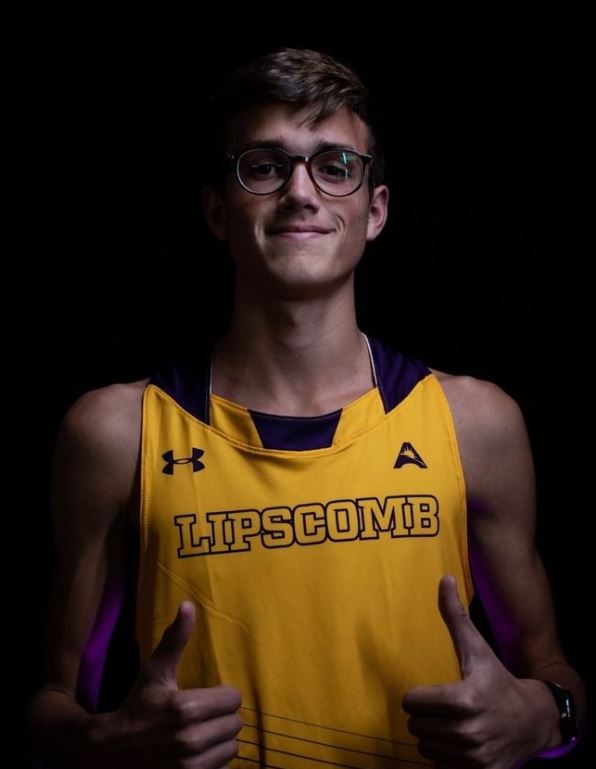 Horevay’s picture that announced his commitment to Lipscomb University.