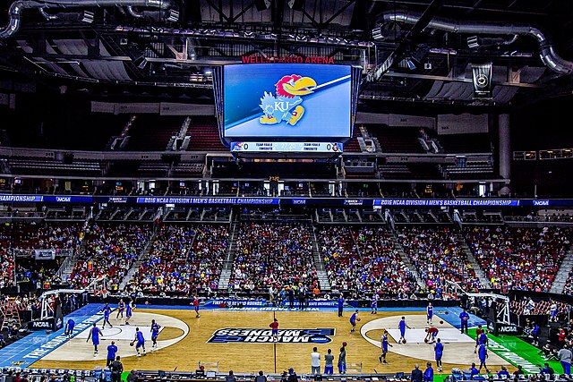The+Kansas+Jayhawks+host+an+open+practice+to+prepare+for+their+highly+anticipated+first+round+matchup+in+the+NCAA+March+Madness+tournament+back+in+2016.