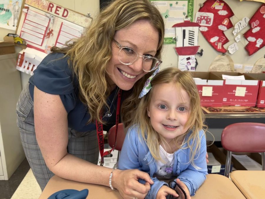 Reaghan had a great day with her mommy, Ms. Geyer.
