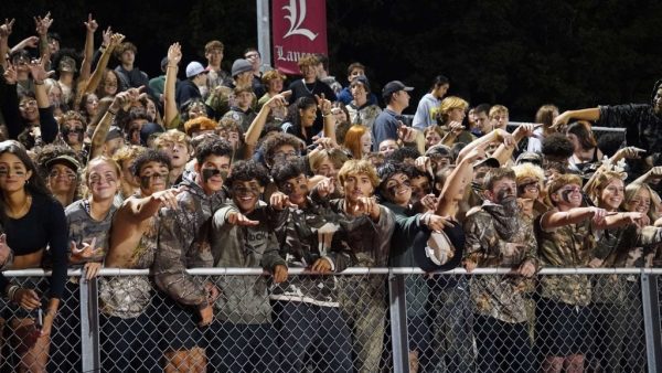 The Lakeland community came out in force to support the boys football team against the New Milford Highlanders. 