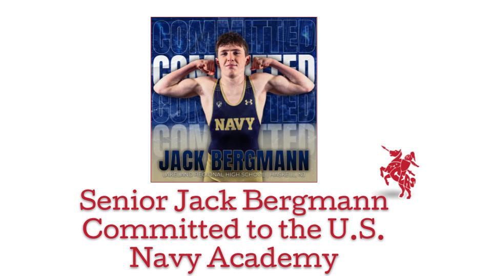 Senior Jack Bergmann committed to the U.S. Navy Academy for wrestling after a prolific high school career. 

(Image by InterMat)