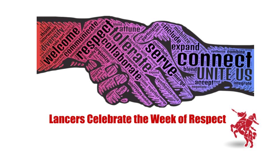 The Lancer community celebrated the Week of Respect in October 2023.
(Graphic by John Hain from Pixabay)