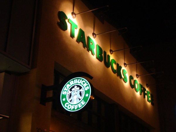 This storefront located in California, a popular state for Starbucks boycotts.