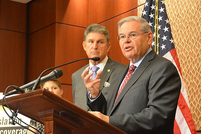 Bob+Menendez%2C+pictured+here%2C+has+been+charged+on+16+counts+of+federal+bribery+dating+back+to+2023.+As+the+trial+progresses%2C+will+his+current+plea+of+not+guilty+change%3F+