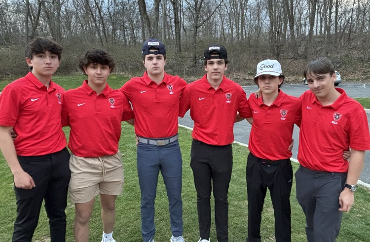 The LRHS Golf team after they started their season with a win over DePaul.