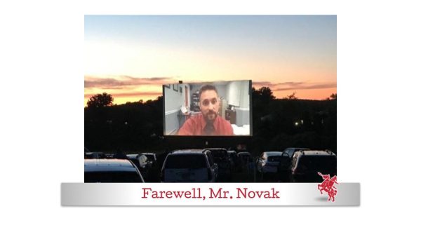 Mr. Novak addressing the Class of 2020 at a drive-in graduation. Now, we honor him as he graduates to a new chapter of his life. 

(Courtesy of the Lakeland Media)