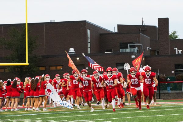 Lancers entering the 2024 Homecoming game with a memorable entrance.

(LRHS)