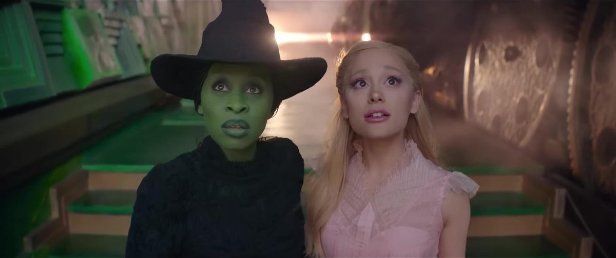 Main Characters Elphaba and Glinda played by Cynthia Erivo and Ariana Grande.

(Universal Pictures)