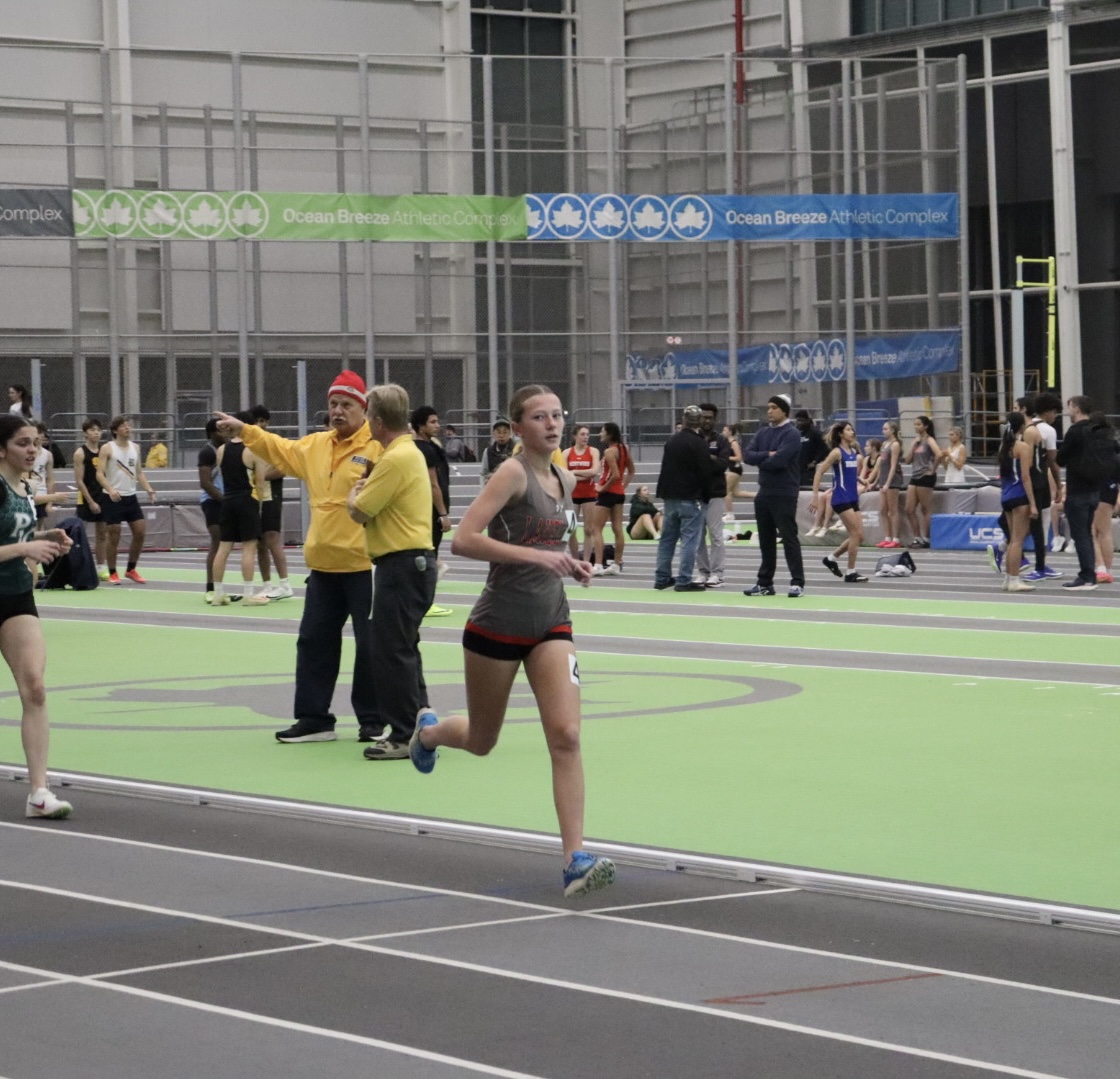 Freshman Addison Parker during the 1600 meter race.