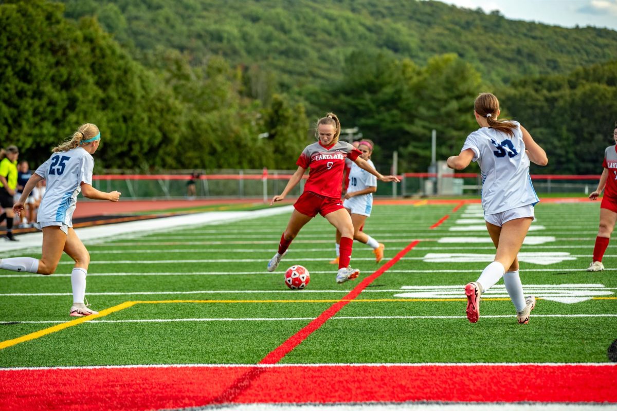 Lancer, Adelyn Smith, in action. 

(LRHS)