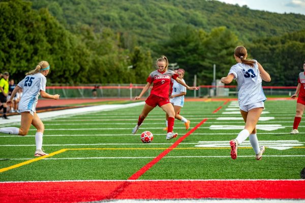 Lancer, Adelyn Smith, in action. 

(LRHS)