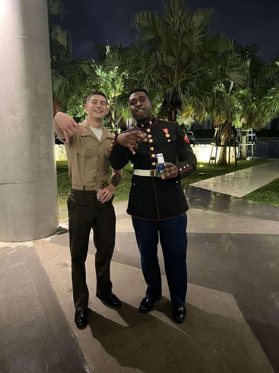 Thompson attending a military ball in 2024. 

(Courtesy to Adonai Thompson)