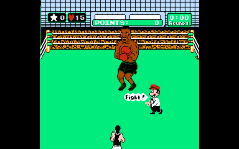 A player faces Mike Tyson for the first time.

By Tyler C. Hellard (CC BY-SA 2.0)