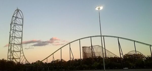 Kingda Ka before being removed from the parks. 

("Kingda Ka and El Toro" by Christophe95, CC BY-ND 2.0)