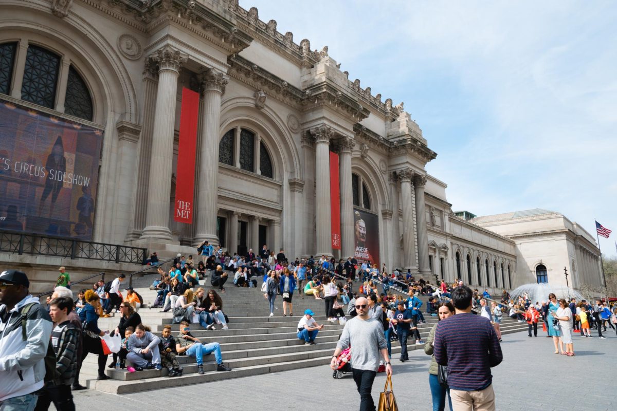 The Met Gala blue carpet is unveiled every year outside the historic museum. 

By Kai Pilger (CC BY-SA 4.0)