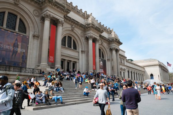 The Met Gala blue carpet is unveiled every year outside the historic museum. 

By Kai Pilger (CC BY-SA 4.0)