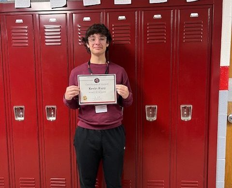 Kevin Kunz: October's Student of the Month