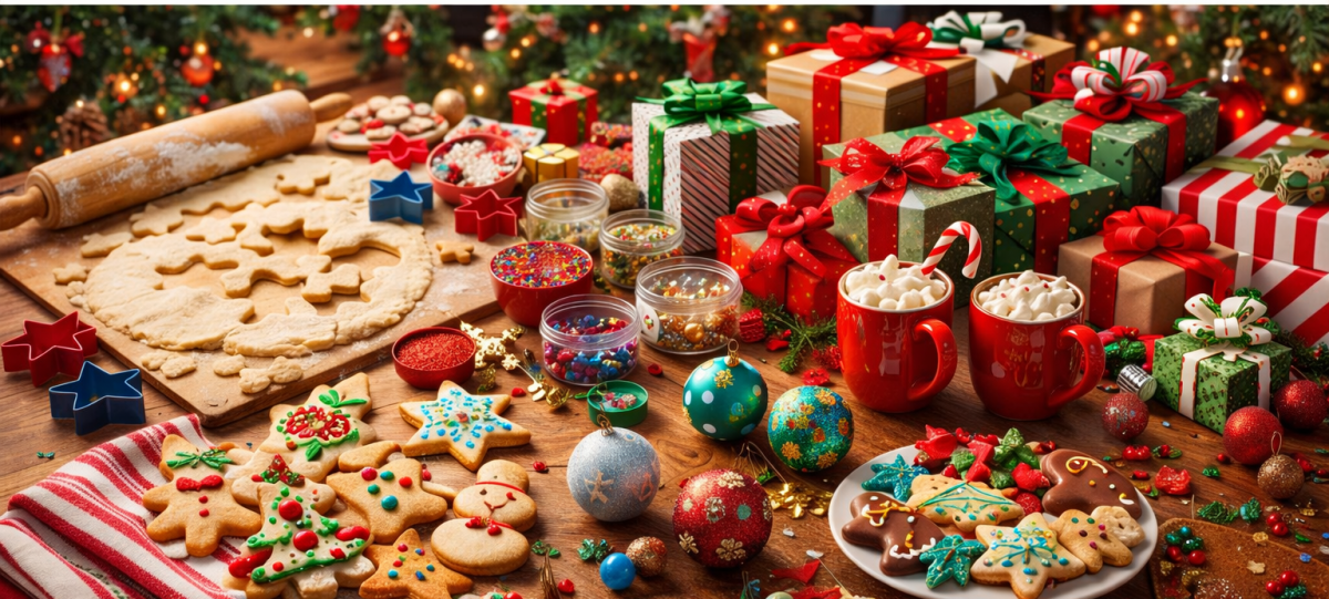 Holiday gathering ideas from ornament making to cookie baking. 

Photo courtesy of OpenAI. 