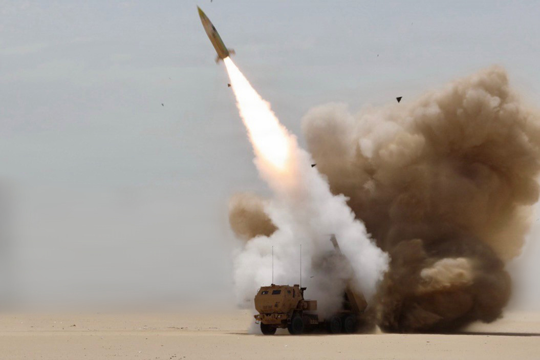 M142 High Mobility Artillery Rocket Systems (HIMARS) conduct live-fire missions during Operation Epic Fury in the U.S. Central Command area of responsibility. (U.S. Army Photo)

Part of this photo was blurred for security purposes.

Photo courtesy of Wikimedia Commons