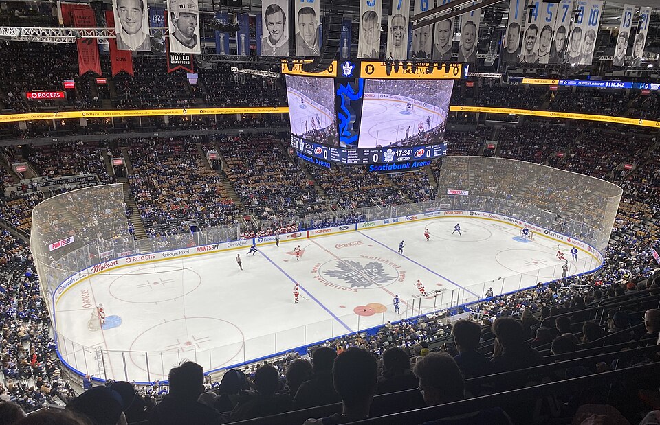 An NHL game at Scotiabank Arena between the Toronto Maple Leafs and Carolina Hurricanes on March 20, 2026

Photo courtesy of CC BY-SA 4.0