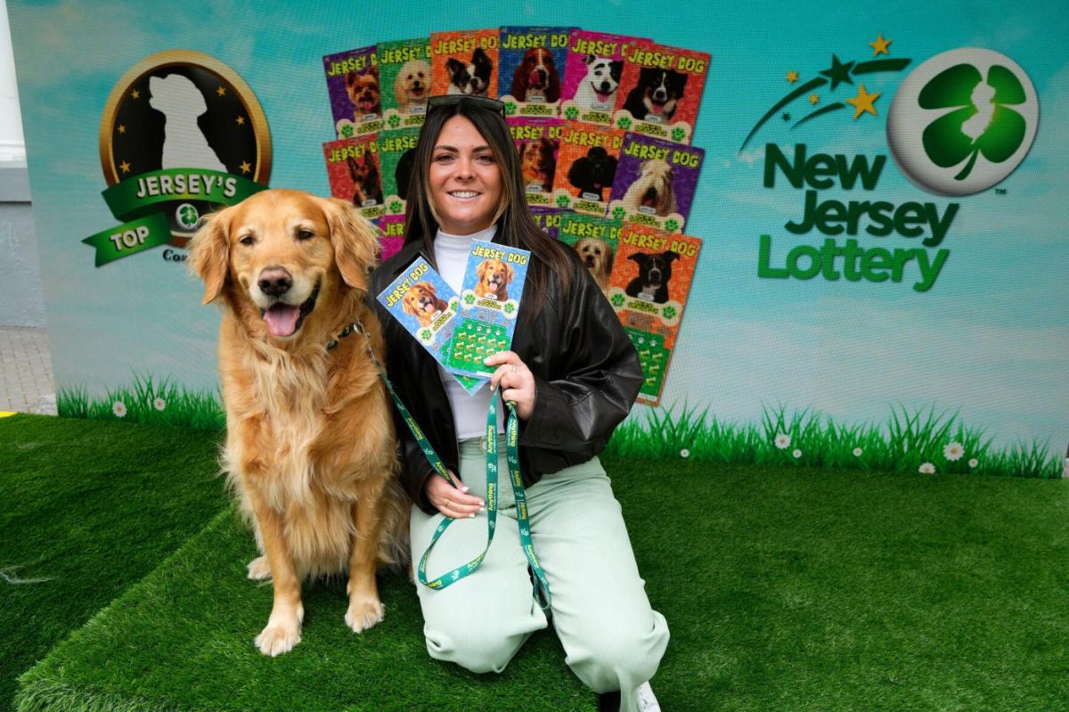 Cash and his owner, LRHS alumn Taylor Agostino are the proud recipients of NJ's Top Dog lottery competition. Cash is currently being featured on a lottery ticket that can be purchased for $5. 