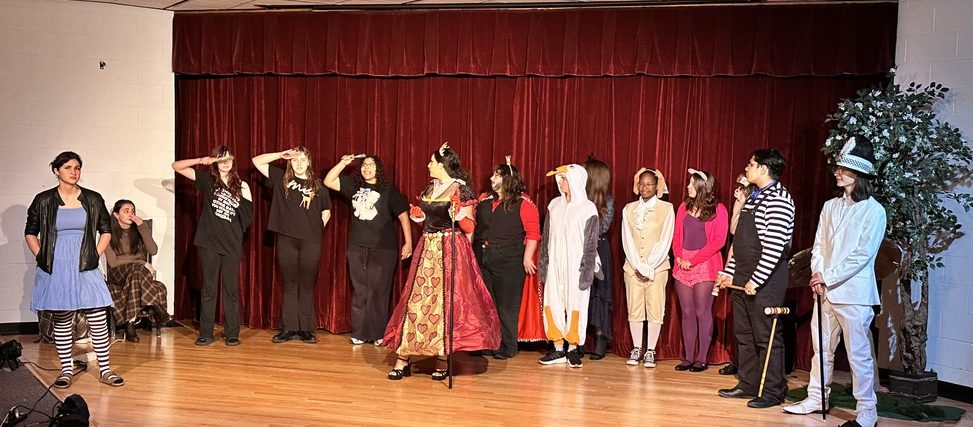 The Drama Club is performing the spring play "The Real Story of Alice in Wonderland" in the Lecture Hall on Friday June 5 at 7 pm and Saturday June 6 at 2pm and 7 pm. 