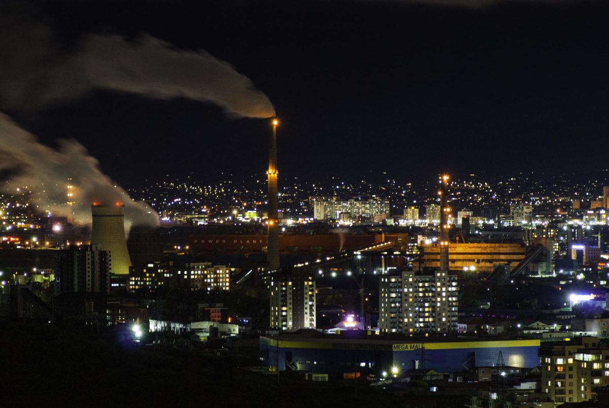 A photo of the Mongolian capital, Ulaanbaatar, around 2017. The city is often cited as being among the most densely populated and polluted cities on the planet. 

Photo courtesy of Sebacalka, CC BY-SA 4.0, via Wikimedia Commons 